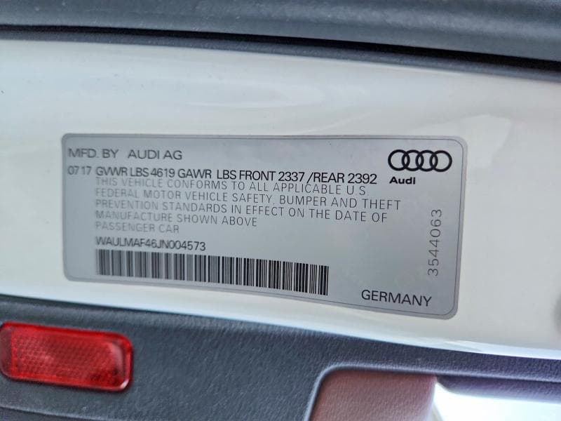 2018 AUDI A4 PREMIUM PLUS PREMIUM PLUS 13
