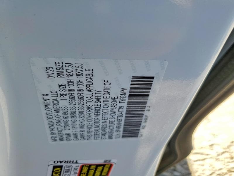 2026 HONDA ODYSSEY EXL 13