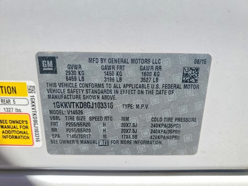 2016 GMC ACADIA DENALI DENALI 13