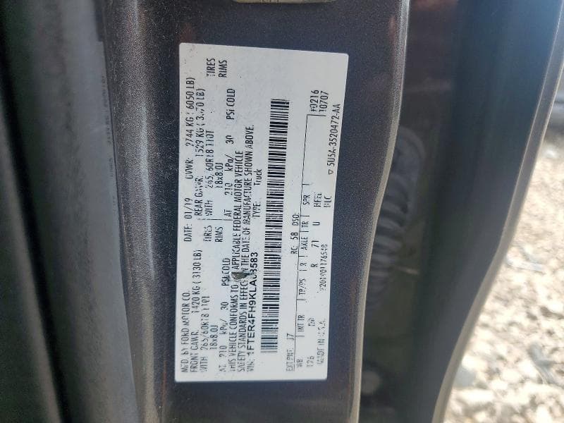 2019 FORD RANGER XL 12