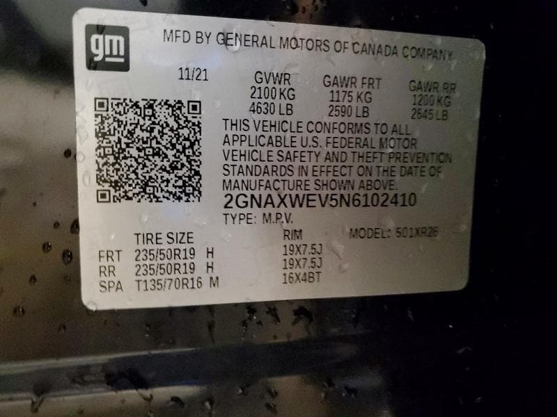 2022 CHEVROLET EQUINOX RS 13