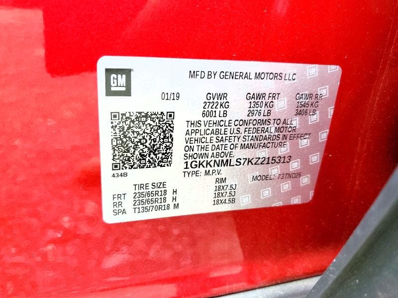 2019 GMC ACADIA SLT-1 13