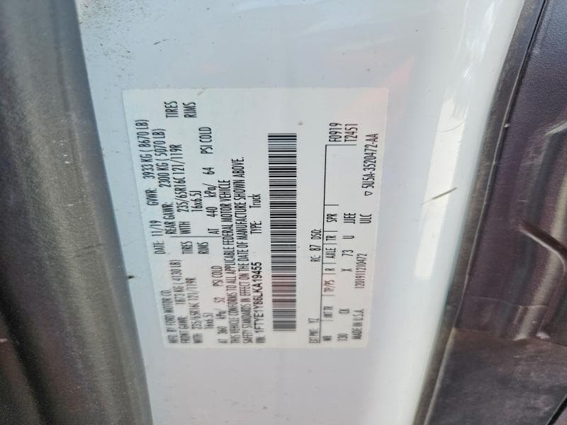 2020 FORD TRANSIT T-150 13