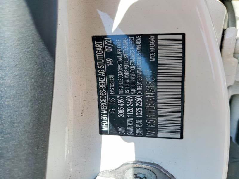 2022 MERCEDES-BENZ CLA 250 4MATIC 12
