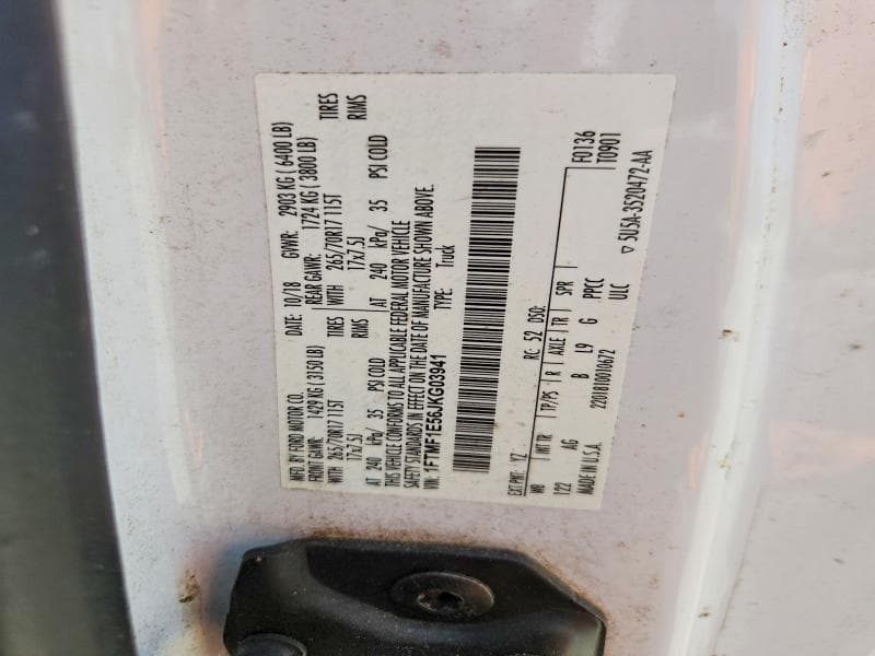 2018 FORD F150 12