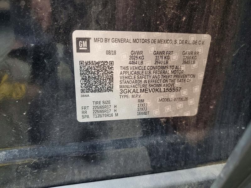 2019 GMC TERRAIN SLE SLE 14