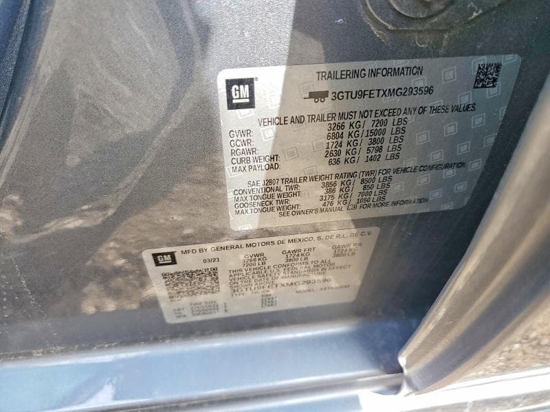 2021 GMC SIERRA K1500 DENALI 12