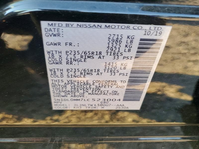 2020 INFINITI QX60 LUXE 14