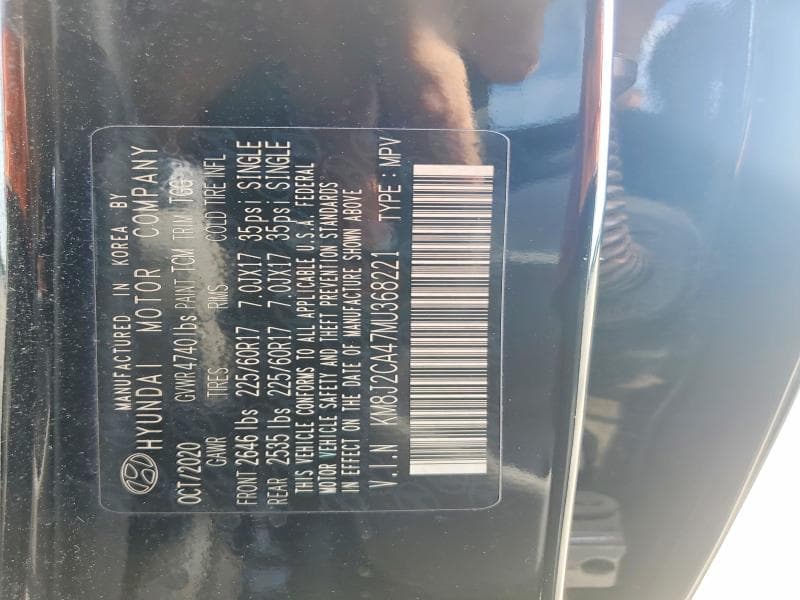 2021 HYUNDAI TUCSON SE 13