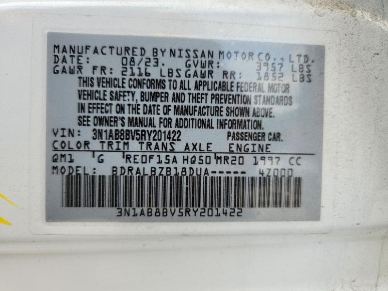 2024 NISSAN SENTRA S 13