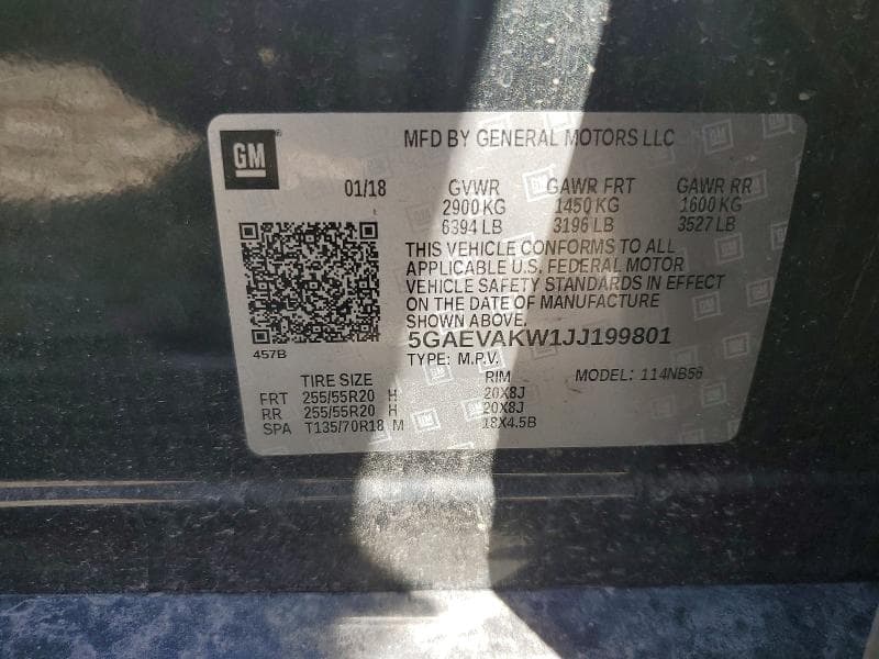 2018 BUICK ENCLAVE ESSENCE 13