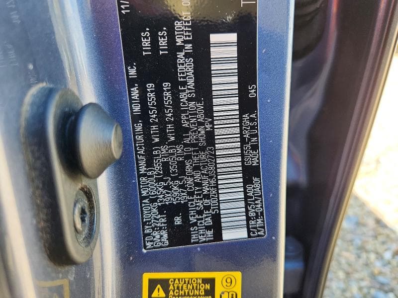 2018 TOYOTA HIGHLANDER LIMITED 13
