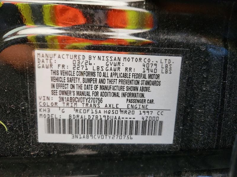 2026 NISSAN SENTRA SV 12