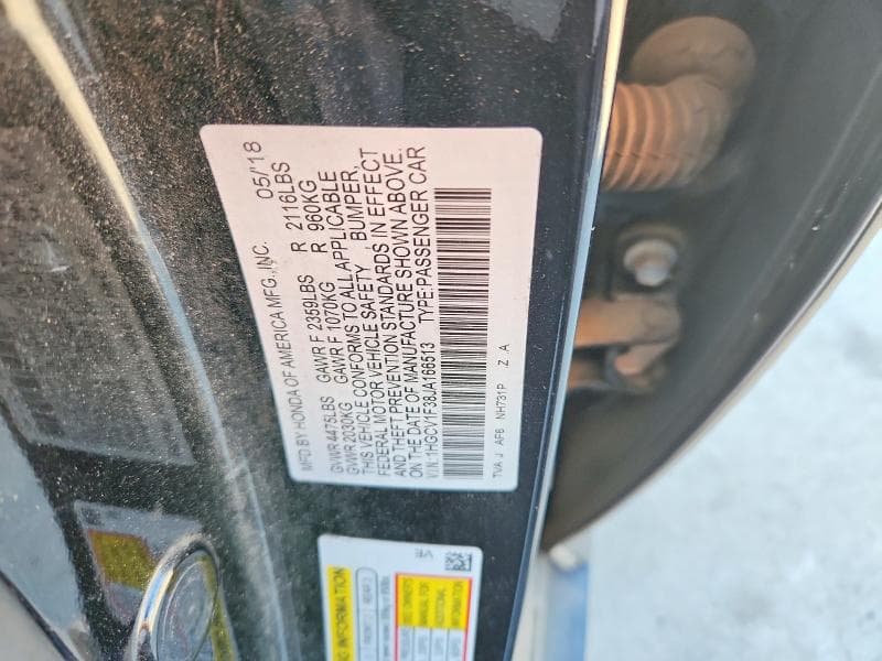 2018 HONDA ACCORD SPORT 13