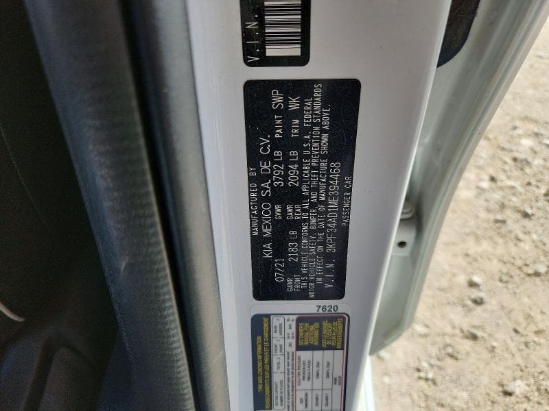 2021 KIA FORTE GT LINE 13