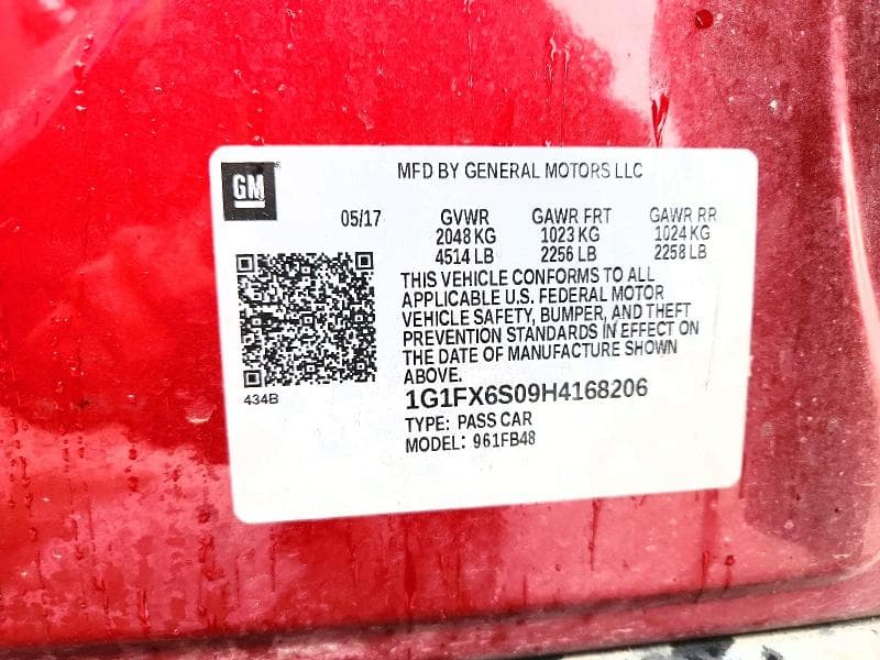 2017 CHEVROLET BOLT EV PREMIER 12