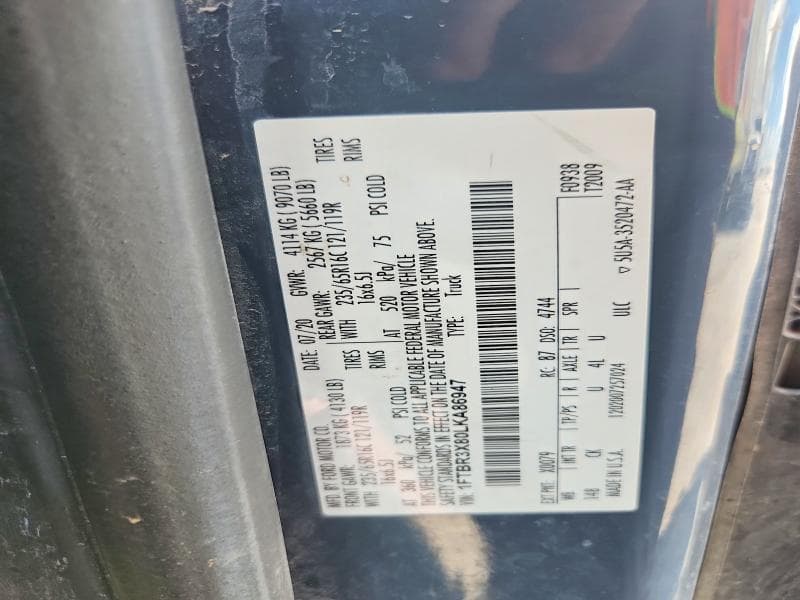 2020 FORD TRANSIT 250 DELIVERY VAN 13