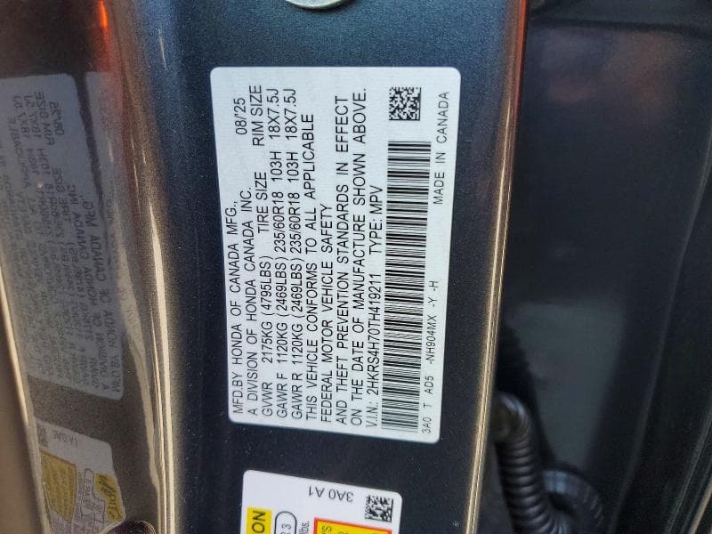 2026 HONDA CR-V EXL 13