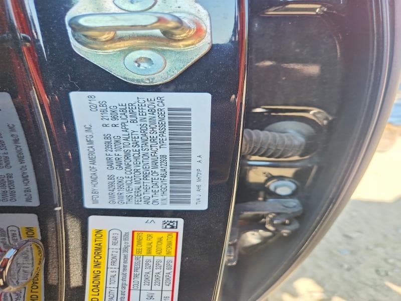 2018 HONDA ACCORD EX EX 12
