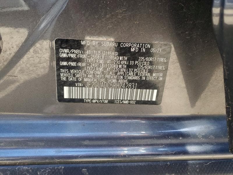 2024 SUBARU CROSSTREK PREMIUM 12
