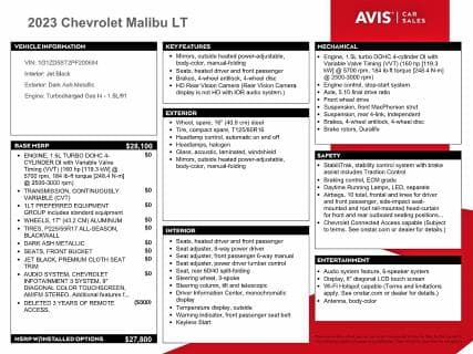 2023 CHEVROLET MALIBU LT 12