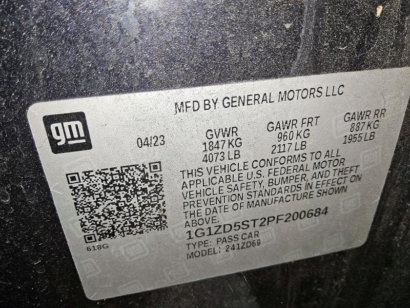 2023 CHEVROLET MALIBU LT 13
