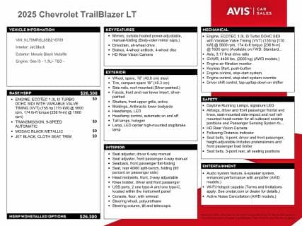 2025 CHEVROLET TRAILBLAZER LT 13