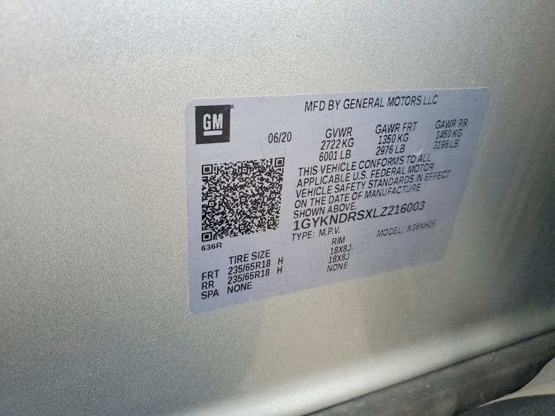 2020 CADILLAC XT5 PREMIUM LUXURY 13