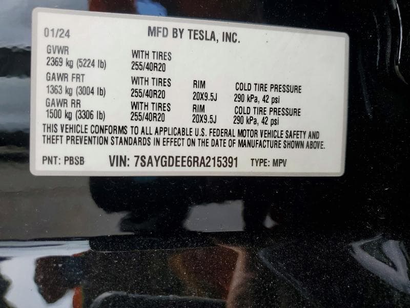 2024 TESLA MODEL Y 13