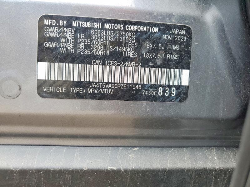 2024 MITSUBISHI OUTLANDER SE SE 12