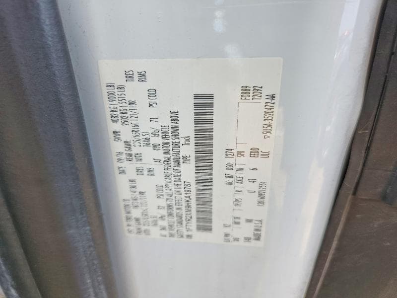 2017 FORD TRANSIT T-250 12