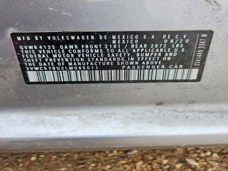 2020 VOLKSWAGEN JETTA S 13