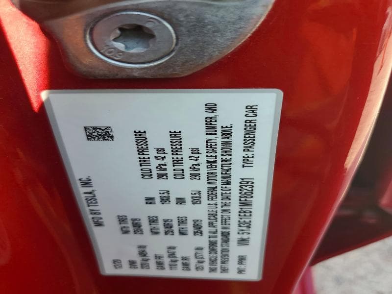 2021 TESLA MODEL 3 12