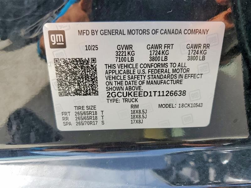 2026 CHEVROLET SILVERADO K1500 RST K1500 RST 12