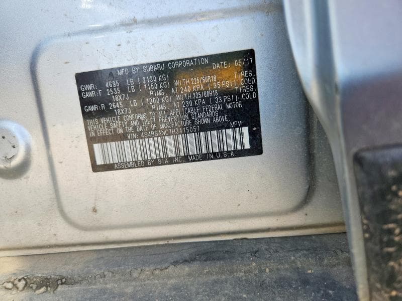 2017 SUBARU OUTBACK 2.5I LIMITED 14