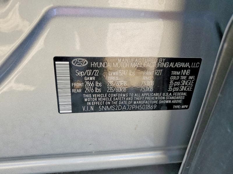 2023 HYUNDAI SANTA FE SEL 13