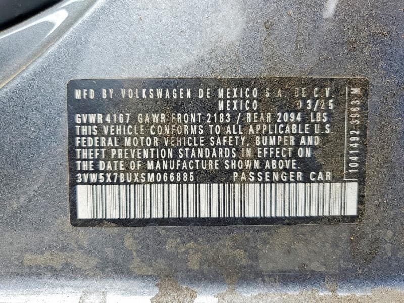 2025 VOLKSWAGEN JETTA S S 13