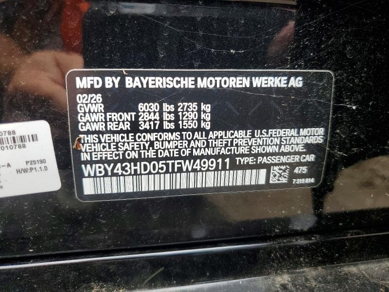 2026 BMW I4 XDRIVE40 12