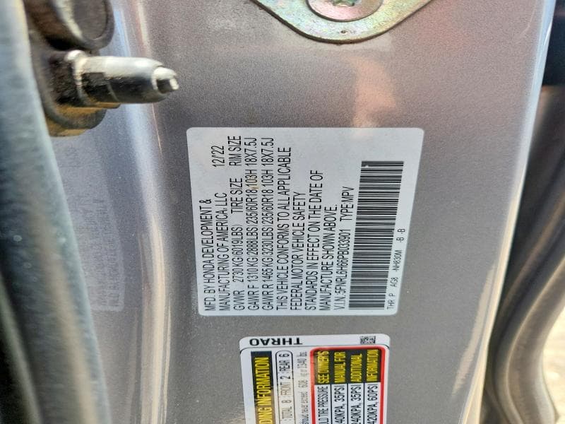 2023 HONDA ODYSSEY EXL EXL 13
