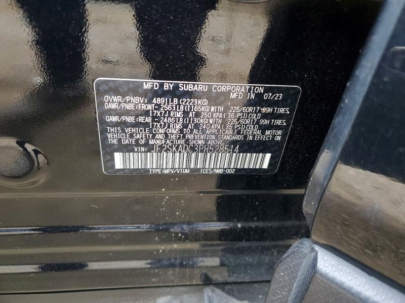 2023 SUBARU FORESTER PREMIUM 12