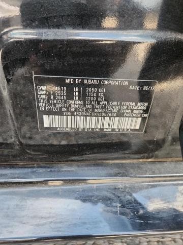 2017 SUBARU LEGACY 2.5I PREMIUM 13
