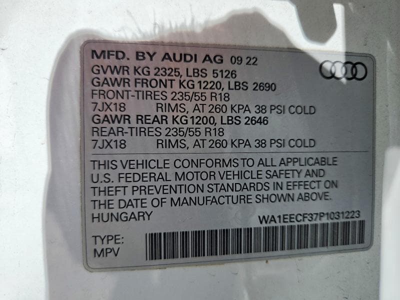 2023 AUDI Q3 PREMIUM PLUS S LINE 45 13
