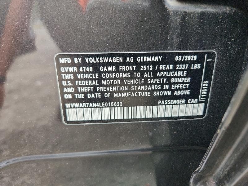 2020 VOLKSWAGEN ARTEON SE 12