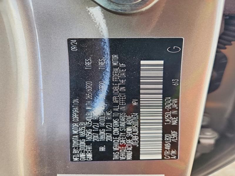 2024 TOYOTA LAND CRUISER BASE BASE 12