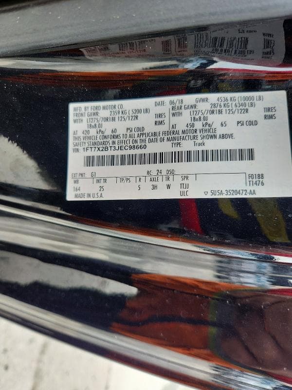2018 FORD F250 SUPER DUTY 13