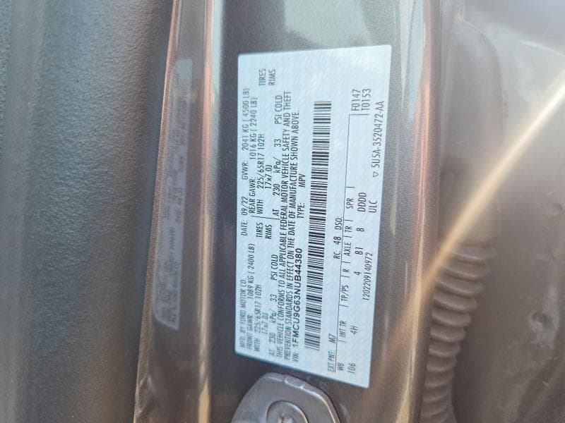 2022 FORD ESCAPE SE 13