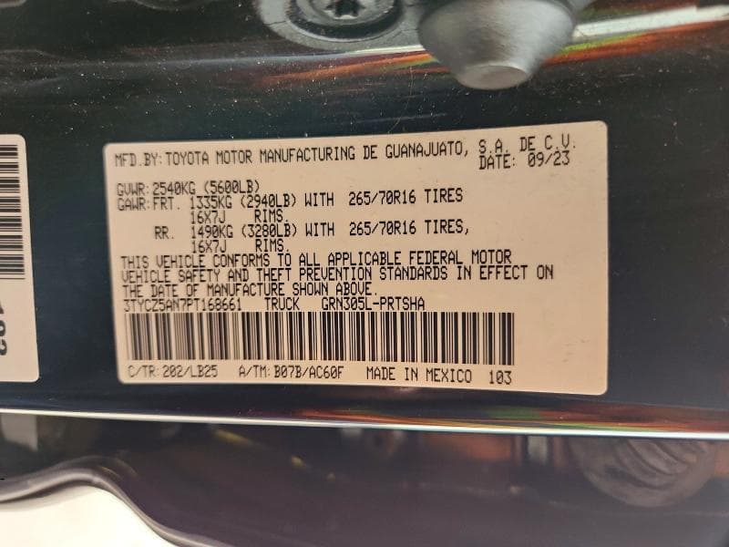 2023 TOYOTA TACOMA TRD PRO 13