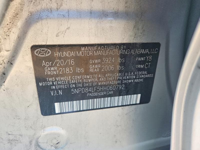 2017 HYUNDAI ELANTRA LIMITED LIMITED 12
