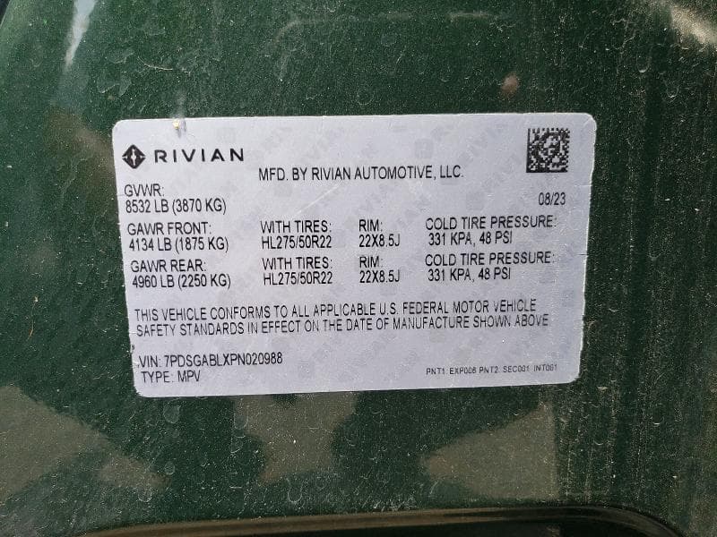 2023 RIVIAN R1S LAUNCH EDITION LAUNCH EDITION 13