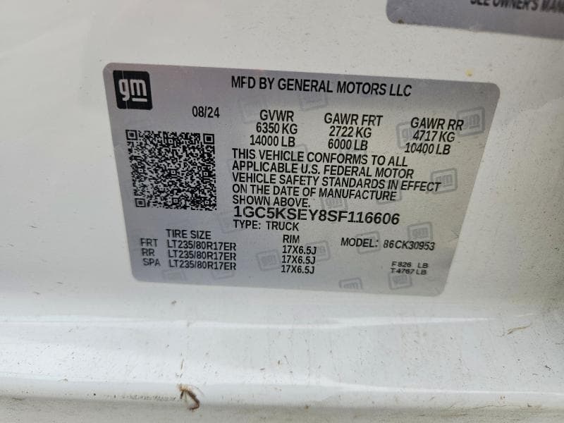 2025 CHEVROLET SILVERADO K3500 13